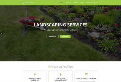 Landscape Design WordPress Theme